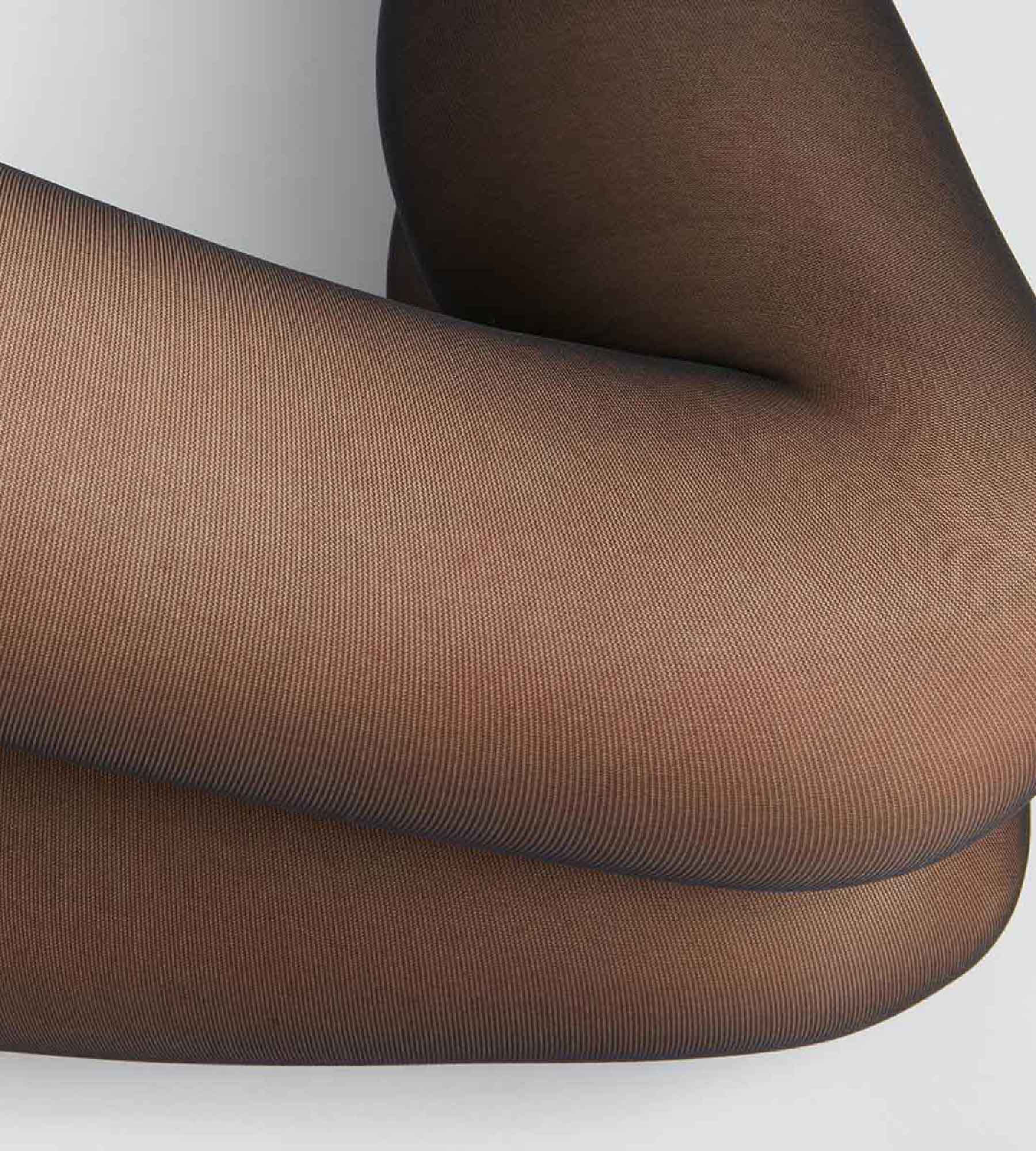 Collant femme galbant en voile Lycra Noir Diam’s Contour 360 - Image 3
